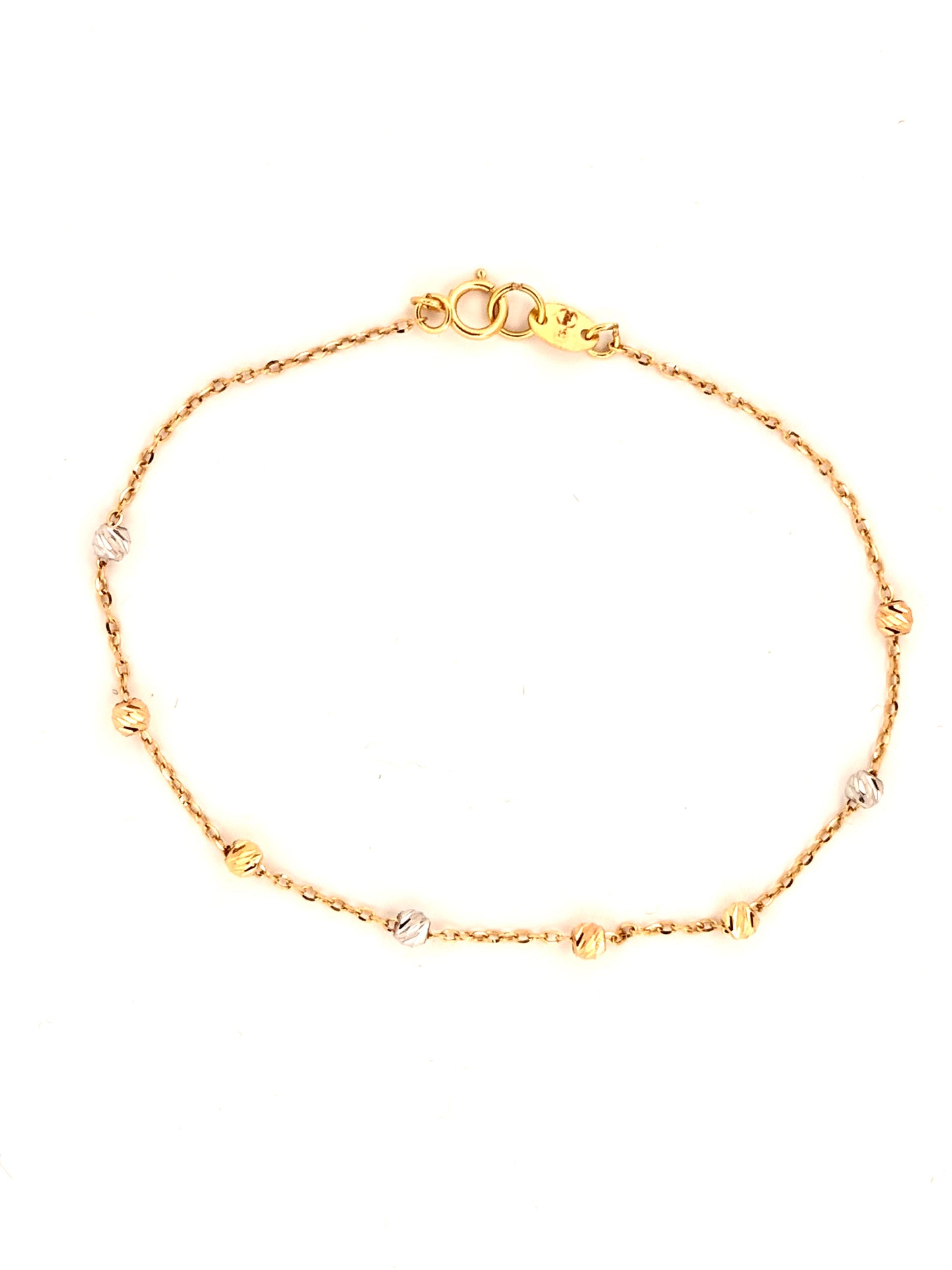 Armband Gelbgold, Weissgold & Rosegold 18k - Morvaridha-ye Tala (Perlen aus Gold)