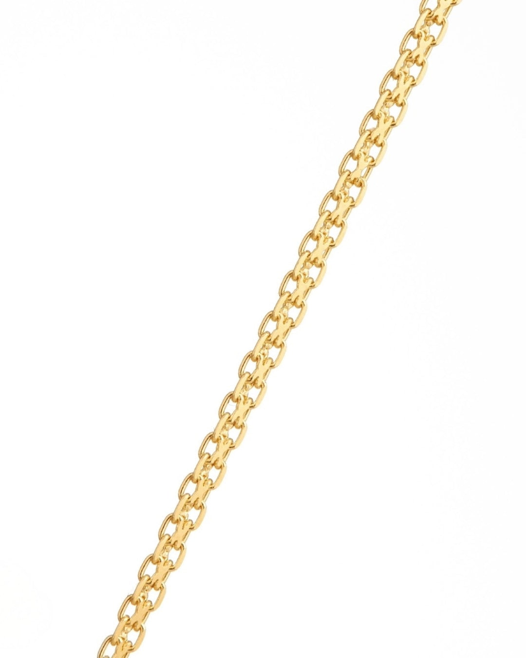 Filigrane 18k Goldkette in Bismarckoptik – dicht gearbeitet, weich fallend, perfekte Verarbeitung