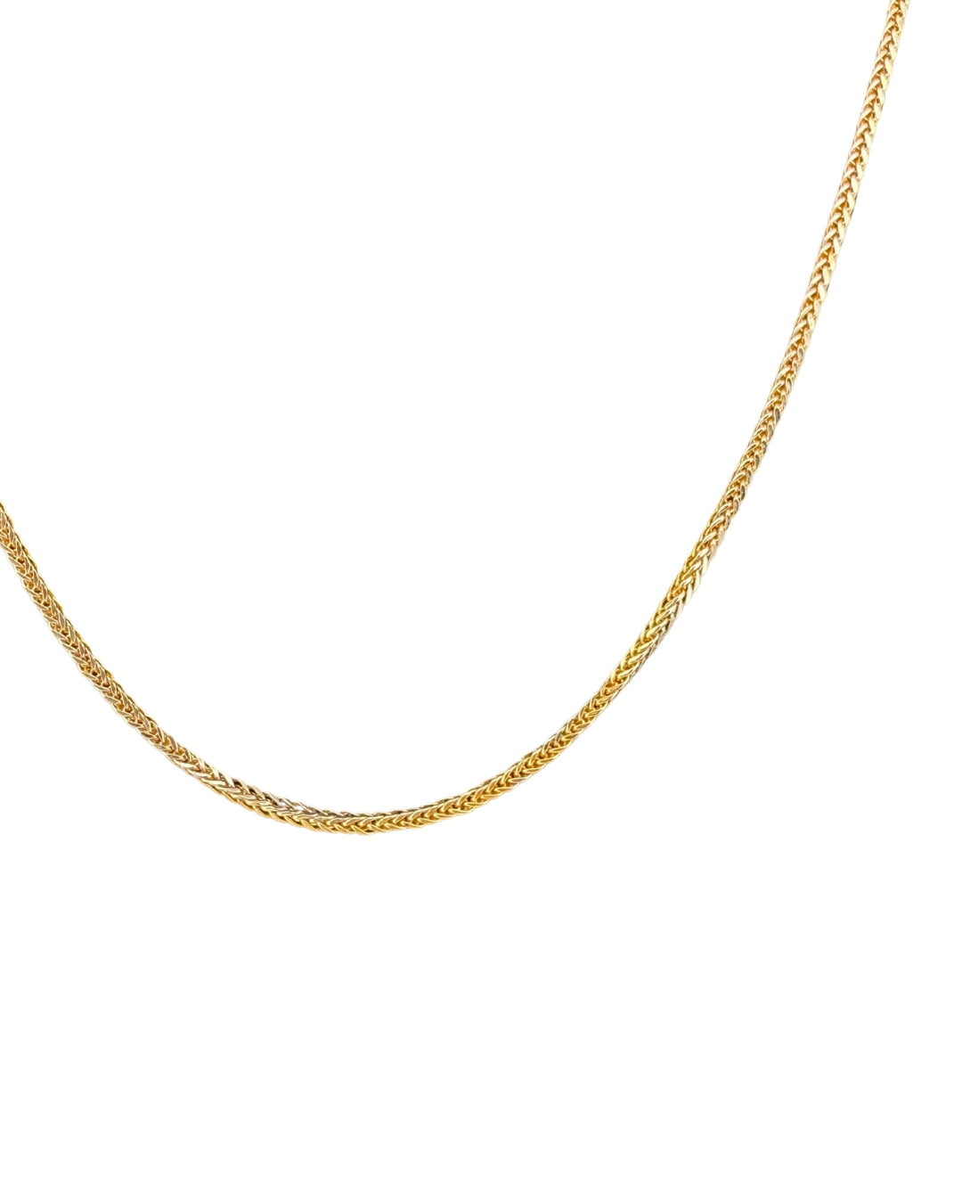 Detail der Zanjir-e Miro-ye Zarif-e Dorang – feine Panzerstruktur in 18k Gelb- & Weissgold, glänzend und zweifarbig schimmernd
