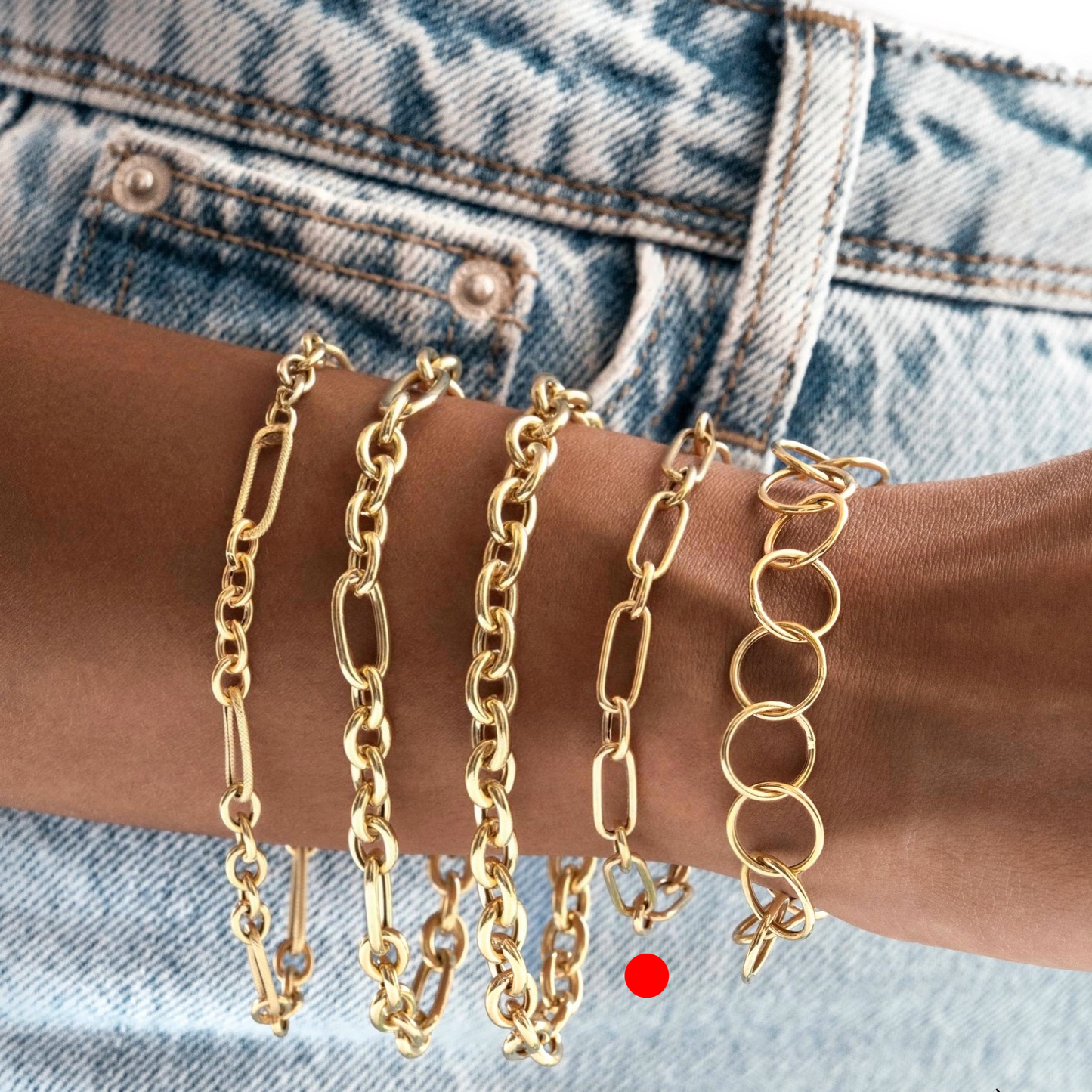 Armband Gelbgold 18k - Zanjir-e Nurani (Kette des Lichts)