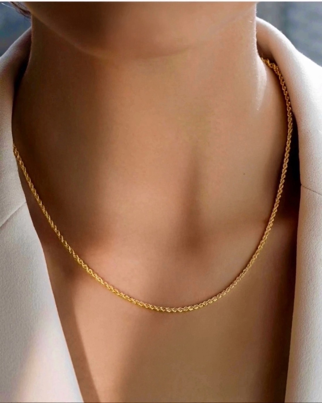Halskette Gelbgold 18k - Zanjir-e Zarif (Filigrane Kette)