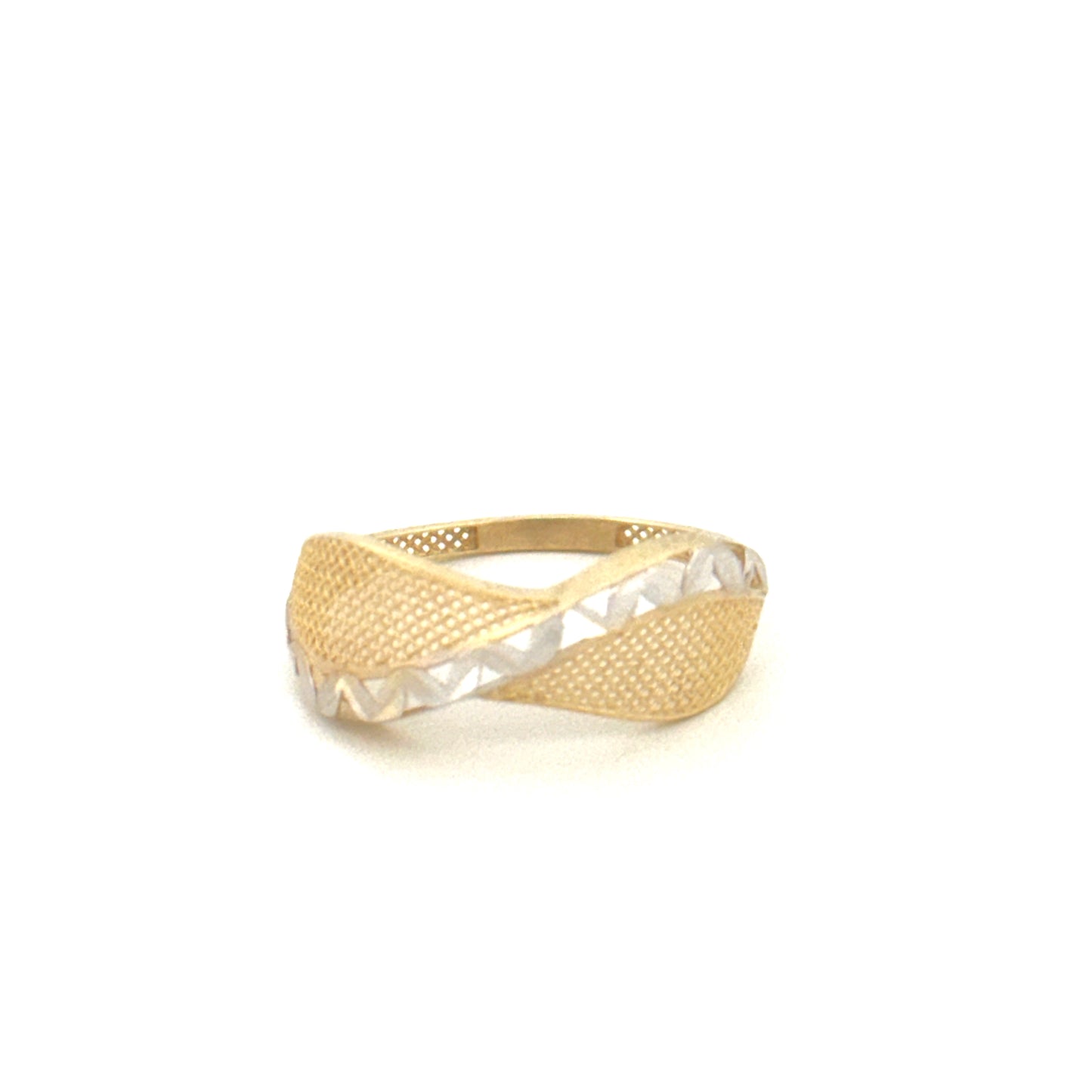 Ring Gelbgold & Weissgold 18k - Mar-e Zendegi (Schlange des Lebens)