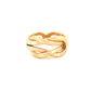 Ring Gelbgold 18k - Gereh-e Tala (Goldener Knoten)