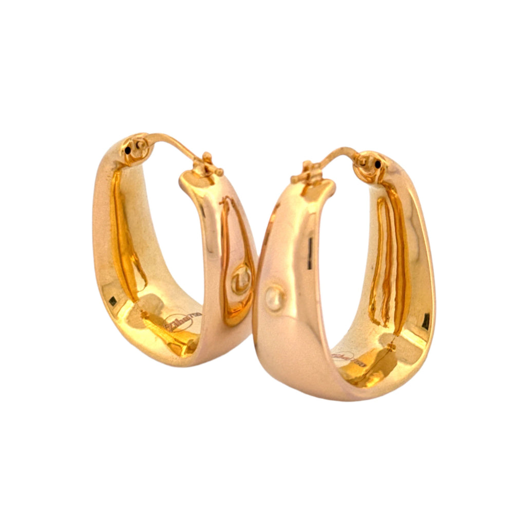 Ohrringe Gelbgold 18k - Mah-e Tala (Goldener Halbmond)