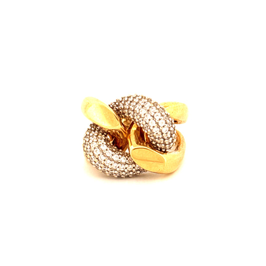 Ring Gelbgold 18k - Halgheh-ye Hamahang (Harmonische Verschlingung)