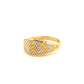 Ring Gelbgold & Weissgold 18k - Hengam-e-Rangin (Farbenspiel)