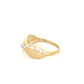 Ring Gelbgold & Weissgold 18k - Mar-e Zendegi (Schlange des Lebens)