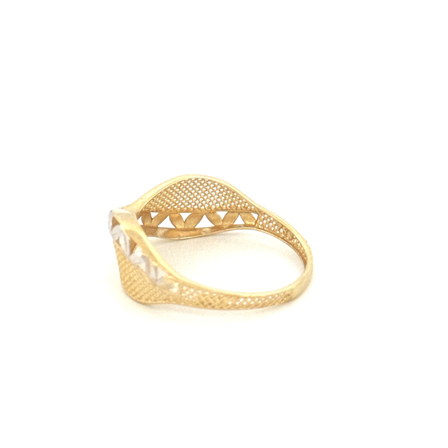 Ring Gelbgold & Weissgold 18k - Mar-e Zendegi (Schlange des Lebens)