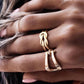 Ring Gelbgold 18k - Gereh-e Tala (Goldener Knoten)