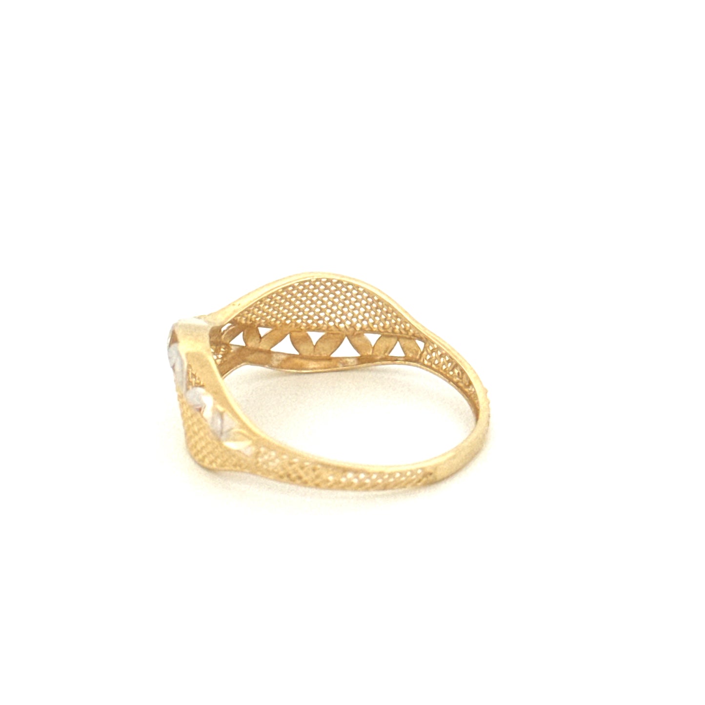 Ring Gelbgold & Weissgold 18k - Mar-e Zendegi (Schlange des Lebens)