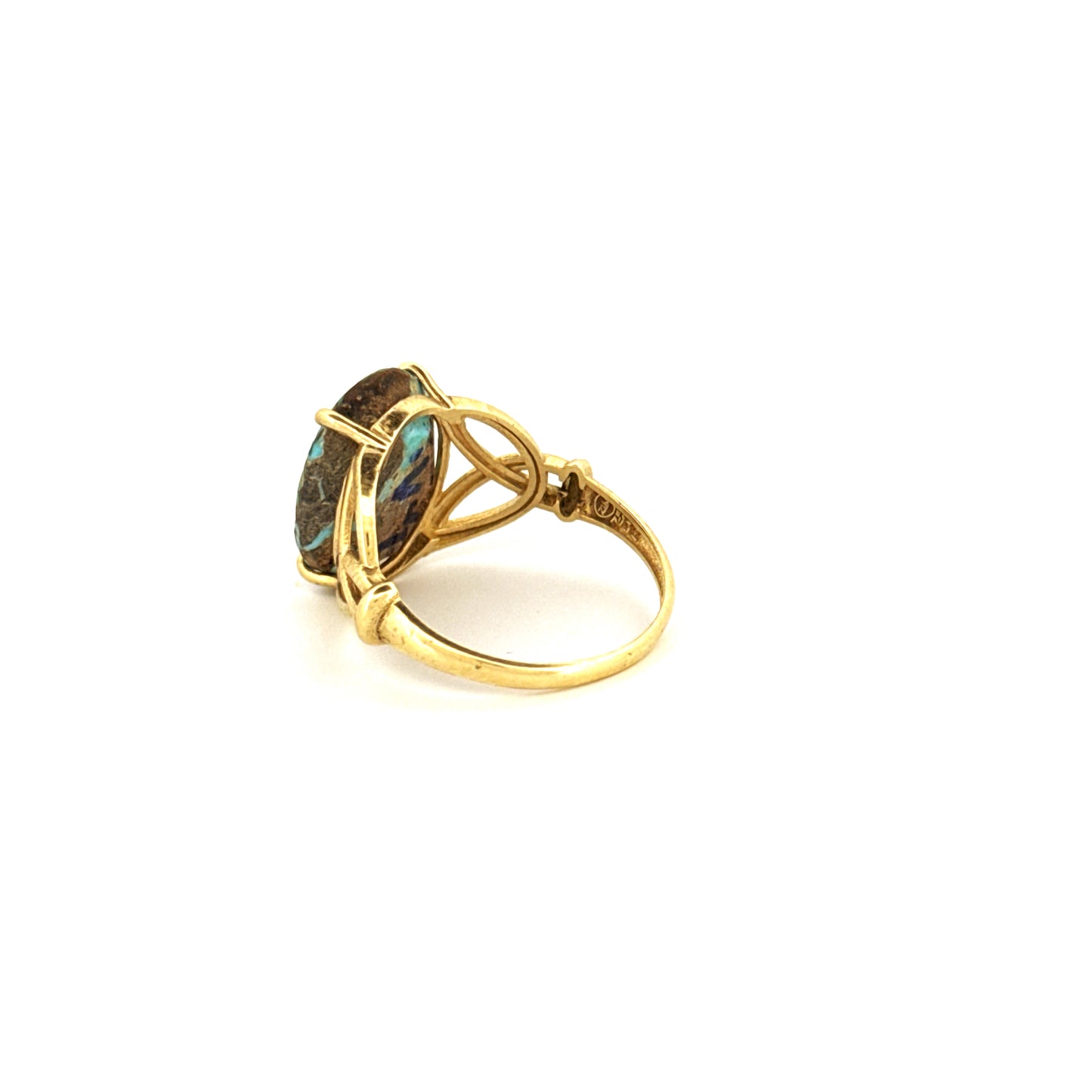 Ring Gelbgold 18k - Firuzeh (Türkis)