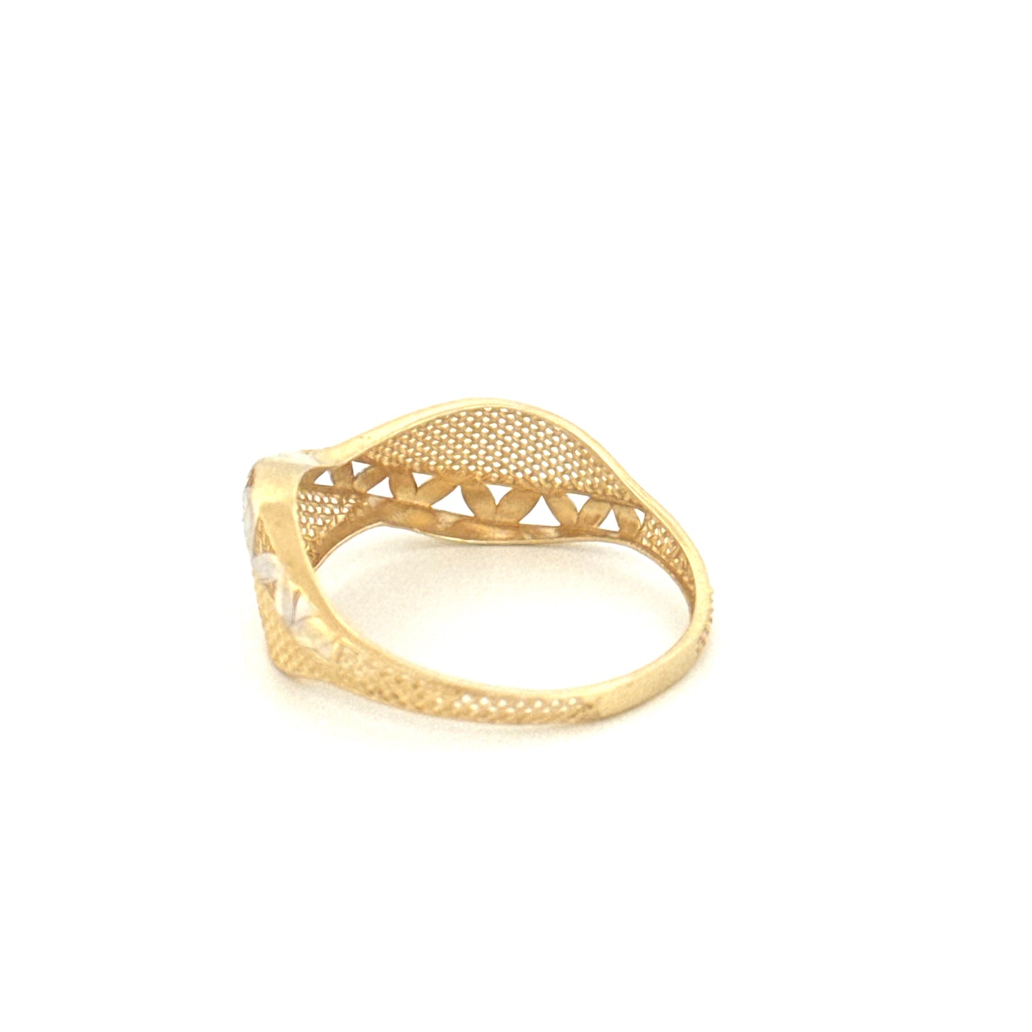 Ring Gelbgold & Weissgold 18k - Mar-e Zendegi (Schlange des Lebens)