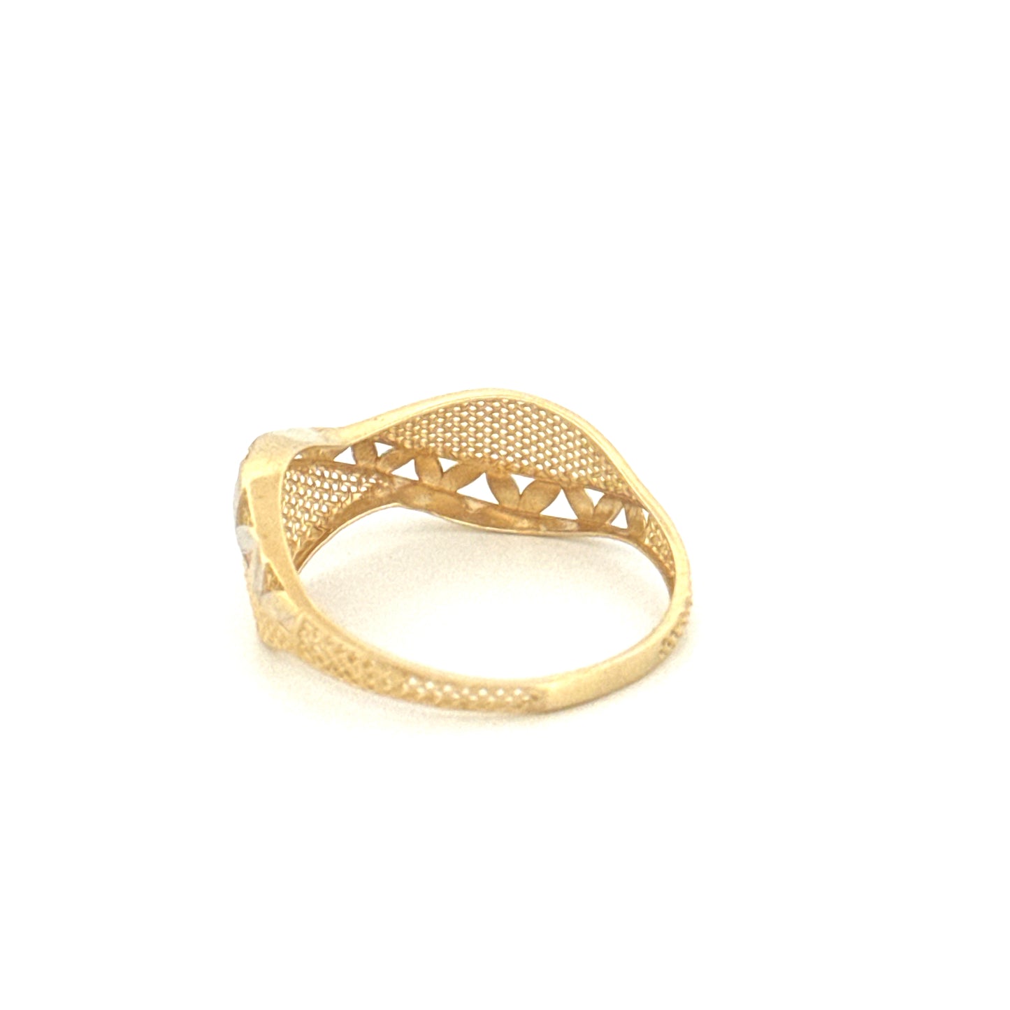 Ring Gelbgold & Weissgold 18k - Mar-e Zendegi (Schlange des Lebens)