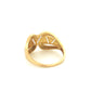 Ring Gelbgold & Weissgold 18k - Zard-o-Sefid Morvaridha-ye (Goldene und weisse Perlen)