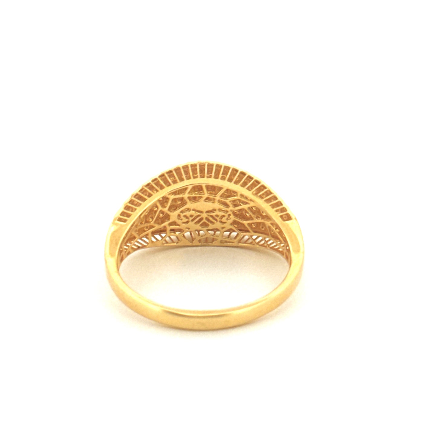 Ring Gelbgold & Weissgold 18k - Hengam-e-Rangin (Farbenspiel)