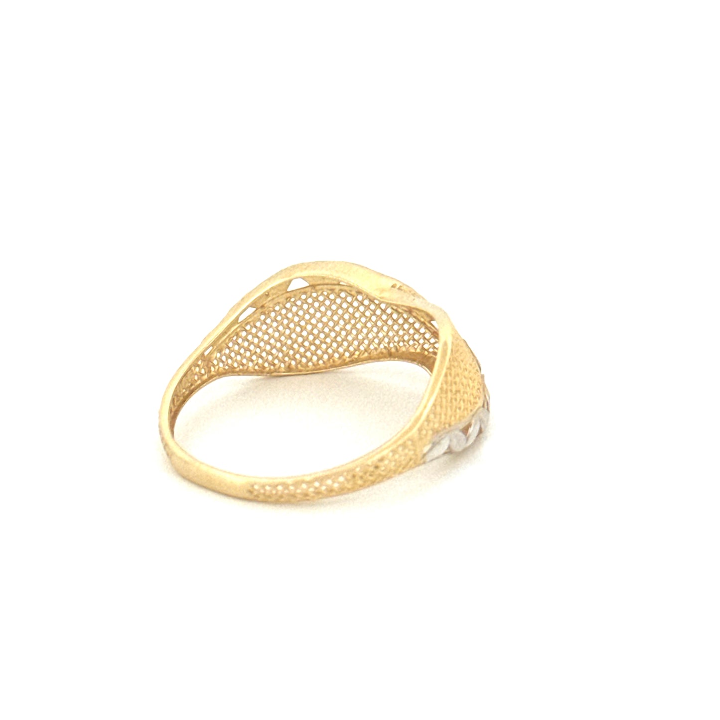 Ring Gelbgold & Weissgold 18k - Mar-e Zendegi (Schlange des Lebens)