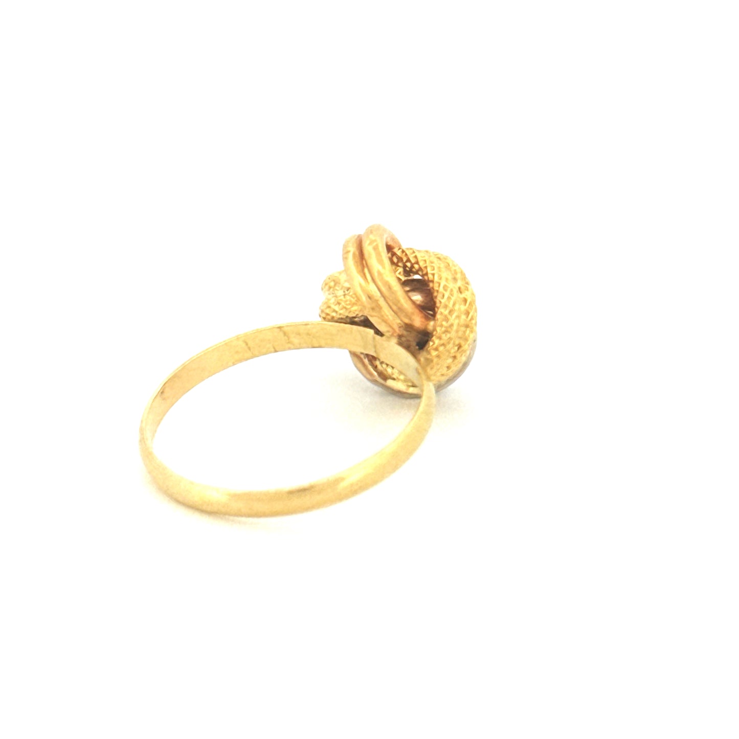 Ring Gelbgold & Weissgold 18k - Der gordische Knoten