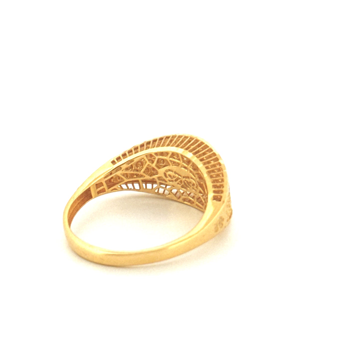 Ring Gelbgold & Weissgold 18k - Hengam-e-Rangin (Farbenspiel)