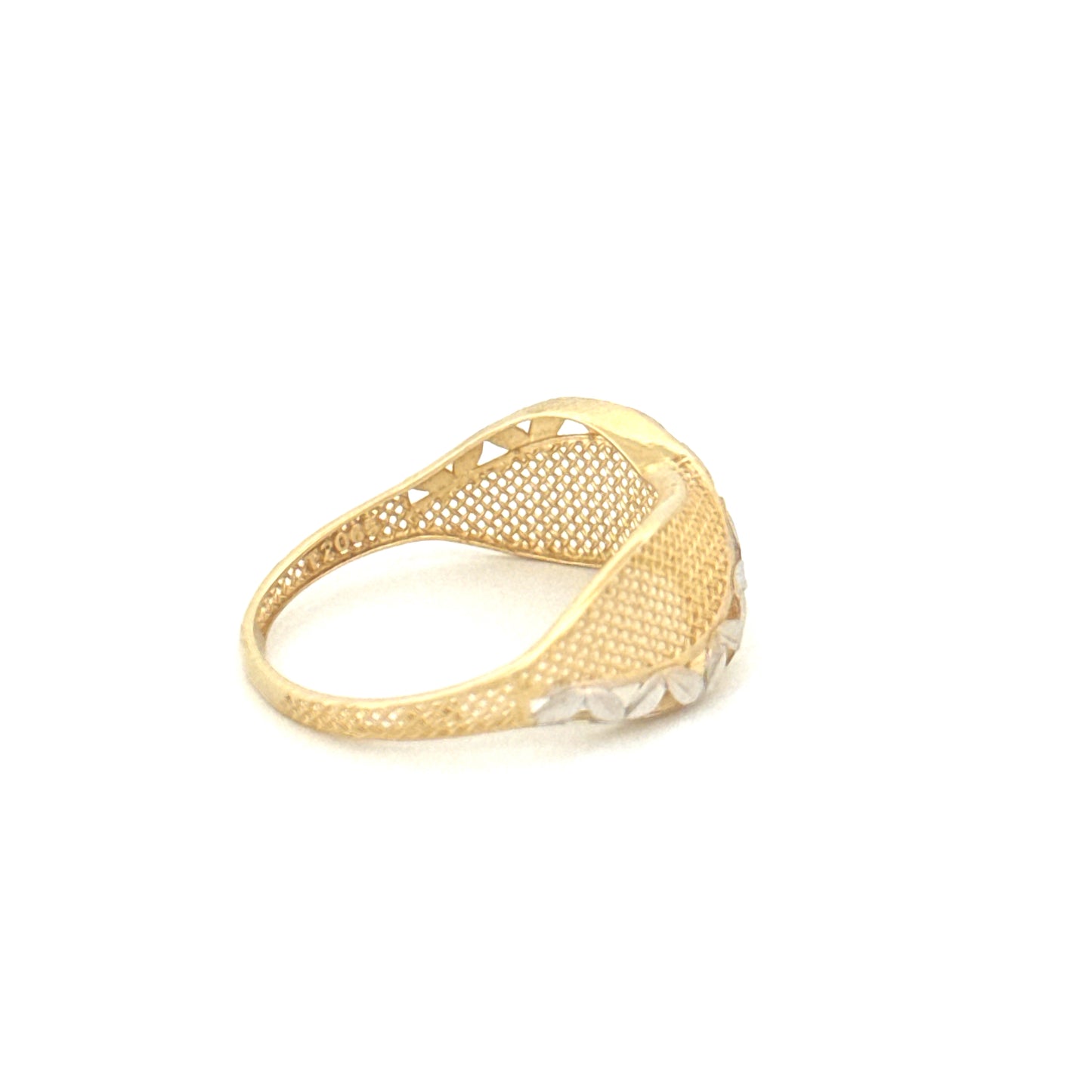 Ring Gelbgold & Weissgold 18k - Mar-e Zendegi (Schlange des Lebens)