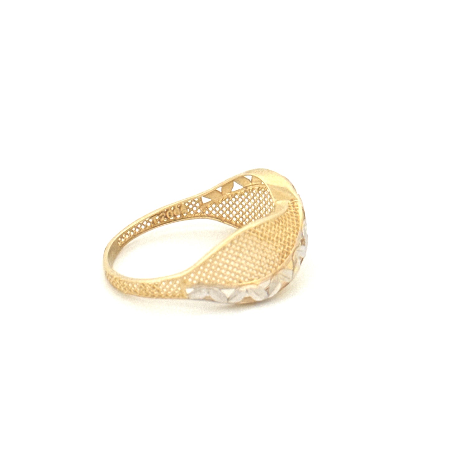 Ring Gelbgold & Weissgold 18k - Mar-e Zendegi (Schlange des Lebens)