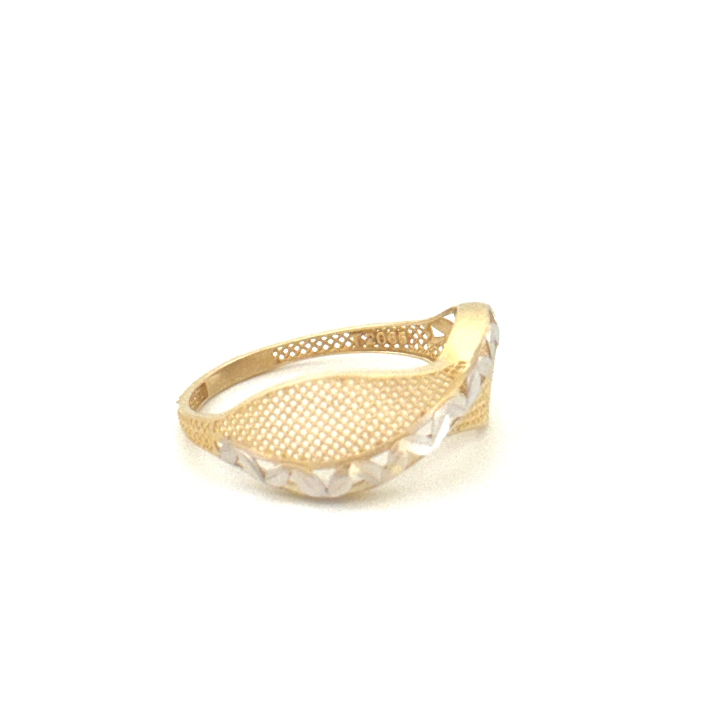 Ring Gelbgold & Weissgold 18k - Mar-e Zendegi (Schlange des Lebens)