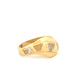 Ring Gelbgold & Weissgold 18k - Bazi-ye Morvarid (Perlenspiel)