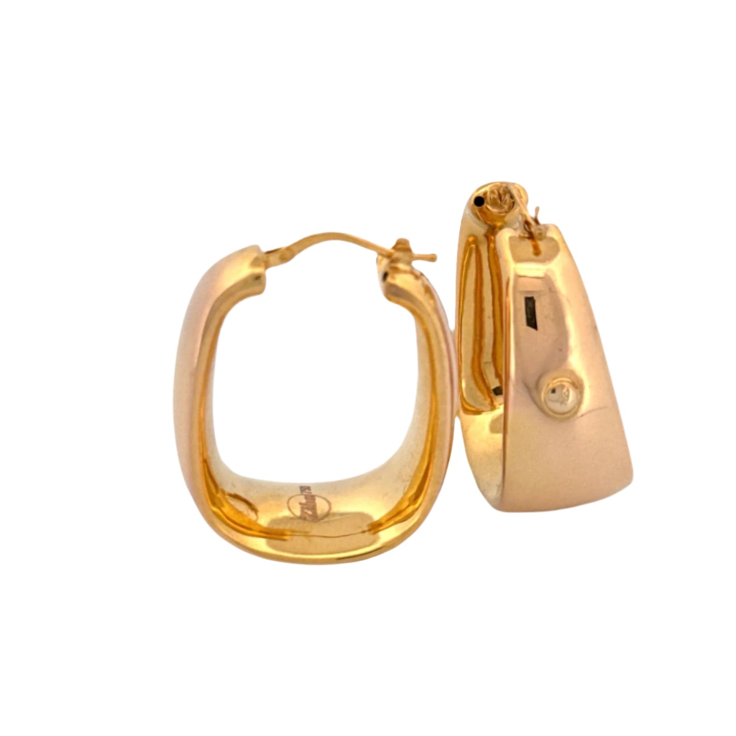 Ohrringe Gelbgold 18k - Mah-e Tala (Goldener Halbmond)