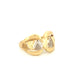 Ring Gelbgold & Weissgold 18k - Zard-o-Sefid Morvaridha-ye (Goldene und weisse Perlen)