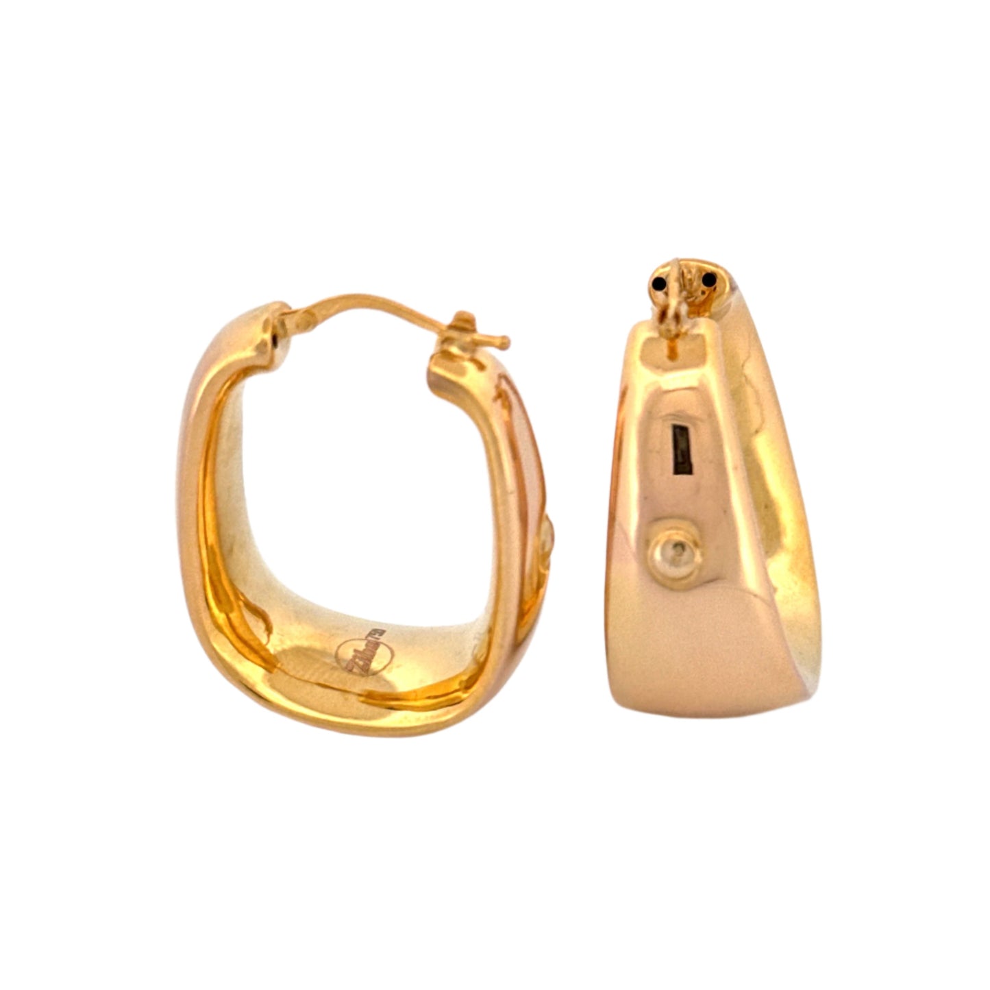 Ohrringe Gelbgold 18k - Mah-e Tala (Goldener Halbmond)