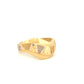 Ring Gelbgold & Weissgold 18k - Bazi-ye Morvarid (Perlenspiel)