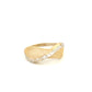 Ring Gelbgold & Weissgold 18k - Mar-e Zendegi (Schlange des Lebens)