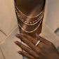 Halskette Gelbgold 18k – Reshteh-ye Sadeh (Schlichtes Band)