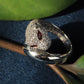 Ring Weissgold 18k - Palang-e Cheshm-e Sorkh (Panther mit roten Augen)