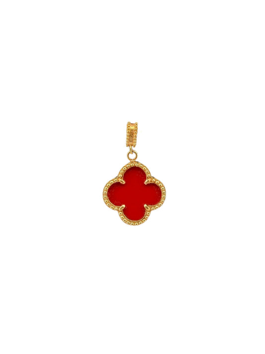 Anhänger Gelbgold 18k - Gol-e Sadaf (Perlmutt-Blüte)