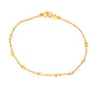 Armband Gelbgold, Weissgold & Rosegold 18k - Morvaridha-ye Tala (Perlen aus Gold)