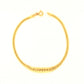 Armband aus 18k Gelbgold mit flach geflochtener Kettengliederstruktur – Modell Khat-e Bâfteh, 19 cm lang