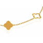 Detailansicht des Zanjir-e Gol Armbands mit offenen und geschlossenen Blüten aus 18k Gold.