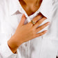 Ring Gelbgold 18k - Das Isfahanische Mosaik