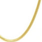 Detailansicht der Zanjir-e Mari – fein gearbeitete Schlangenkette aus 18k Gold mit eng anliegenden Gliedern