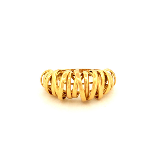 Ring Gelbgold 18k - Navar-e Abrisham (Seidenbänder)