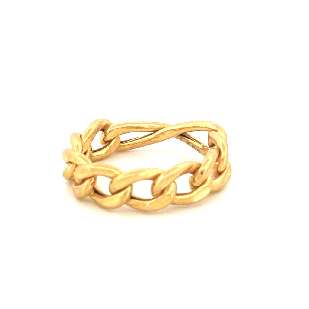 Ring Gelbgold 18k - Band-e-Vafadar (Band der Treue)