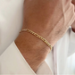 Armband Gelbgold 18k - Zanjir-e Figaro (Figaro-Kette)