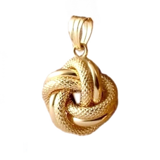 Anhänger Gelbgold 18k - Gereh-e Tala (Goldener Knoten)