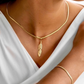 Halskette Gelbgold 18k - Zanjir Mar (Schlangenkette)