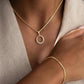 Halskette Gelbgold 18k - Zanjir Mar (Schlangenkette)