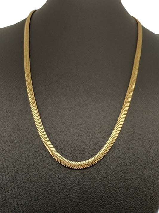 Halskette Gelbgold 18k - Zanjir Mar (Schlangenkette)