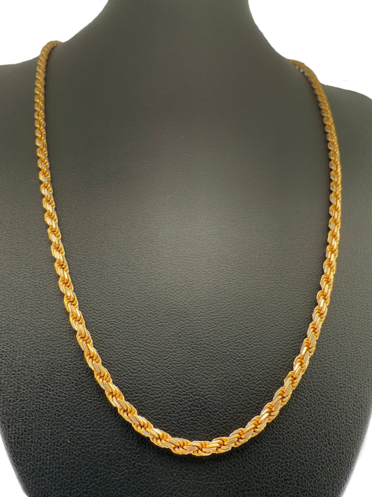 Halskette Gelbgold 18k - Gisu Tala (Goldzopf)