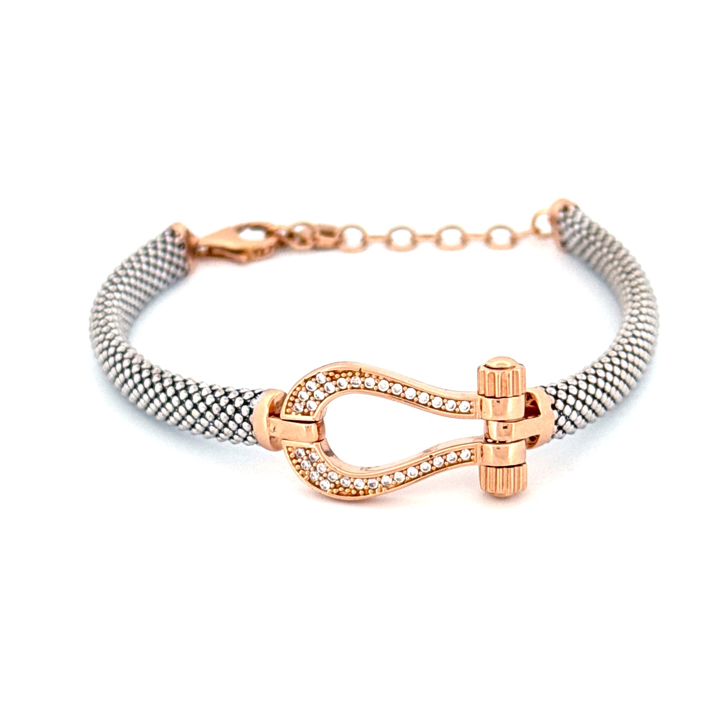 Armband Roségold & Weissgold 18k - Peyvand (Verbindung)