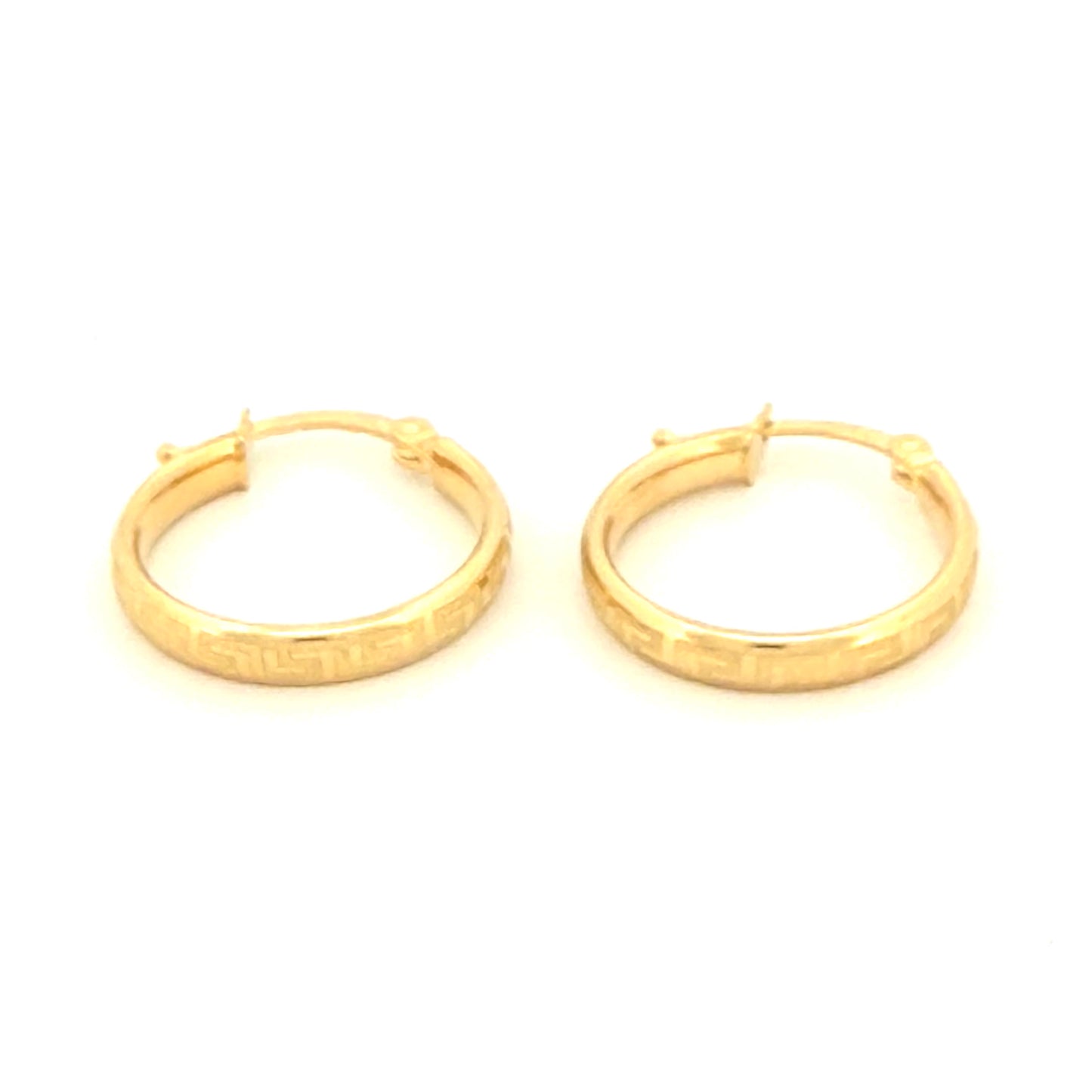 Ohrringe Gelbgold 18k - Meandra (Mäander)